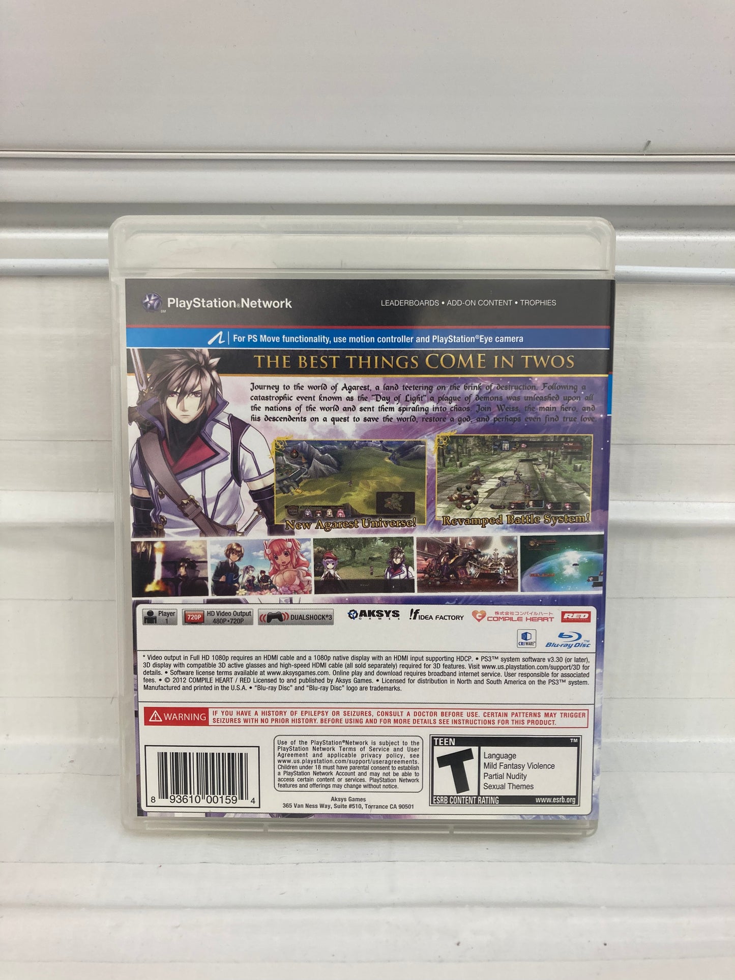 Record of Agarest War 2 - Playstation 3