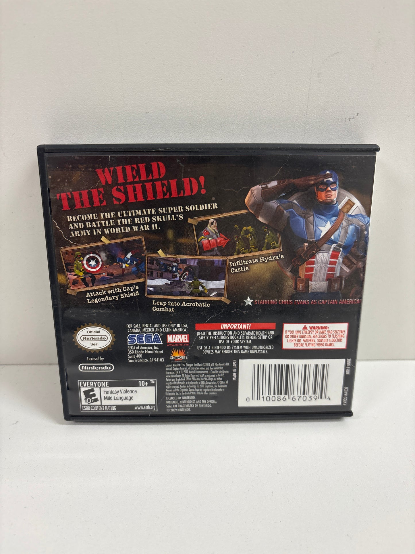 Captain America: Super Soldier - Nintendo DS