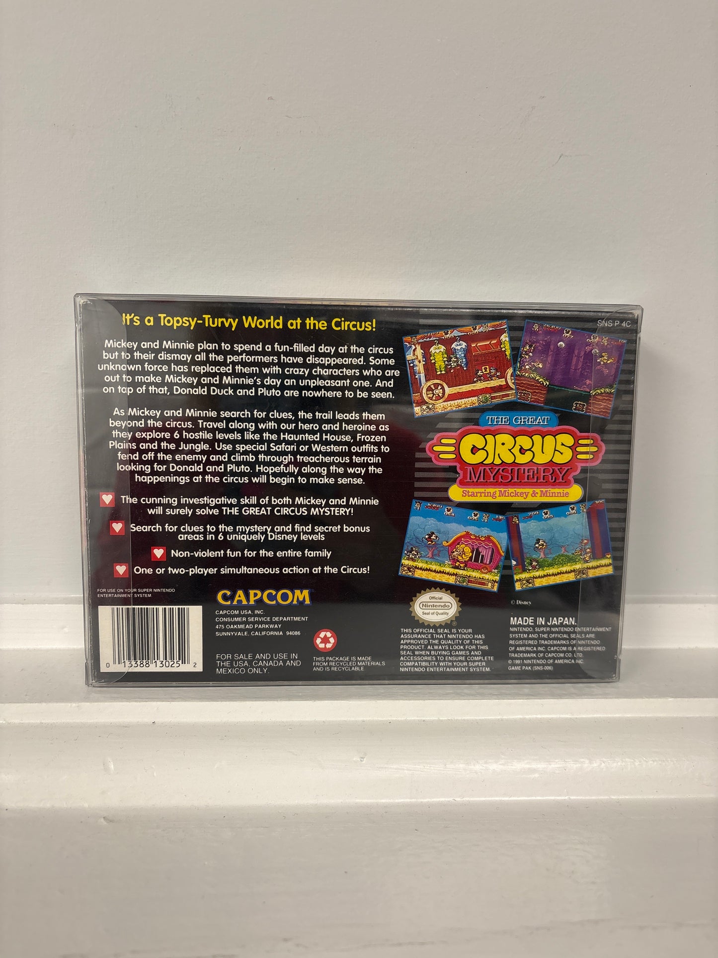 The Great Circus Mystery Starring Mickey and Minnie - Super Nintendo