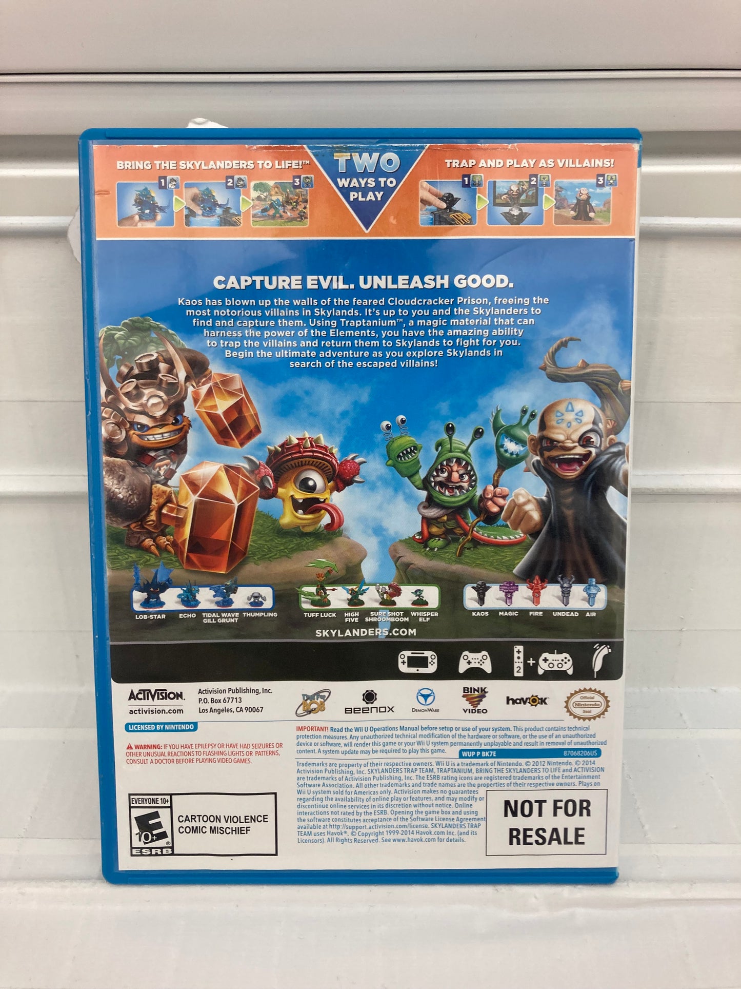 Skylanders Trap Team - Wii U