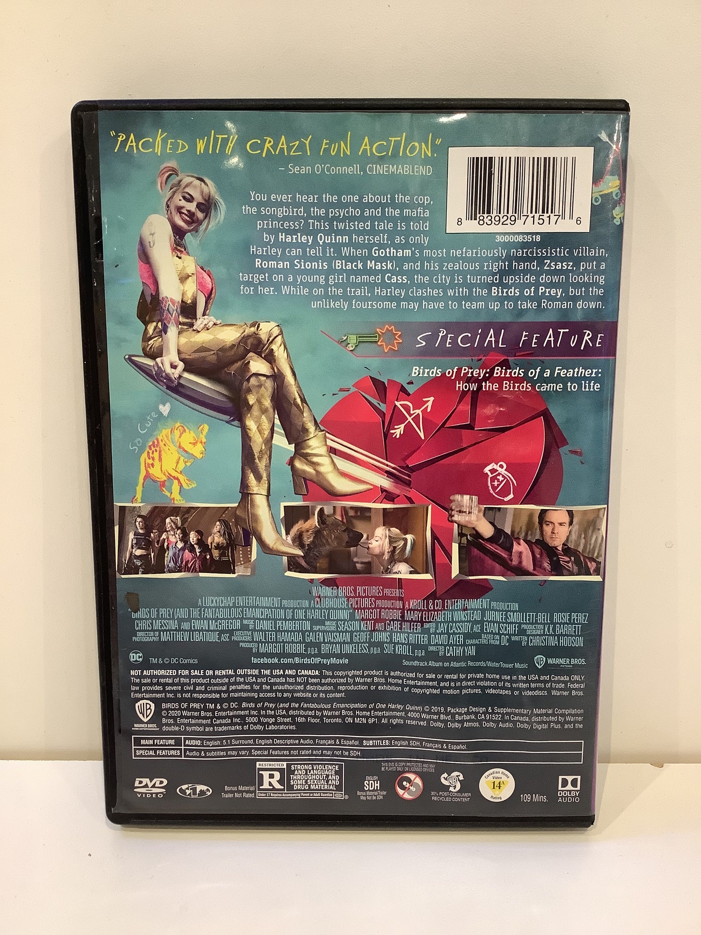 Birds of Prey and the Fantabulous Emancipation of One Harley Quinn - DVD