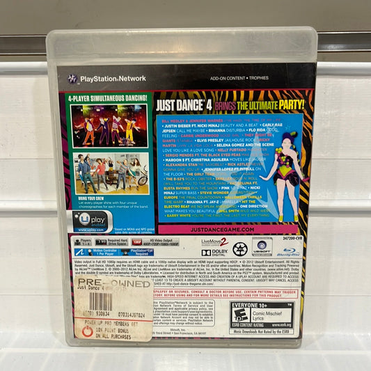 Just Dance 4 - Playstation 3