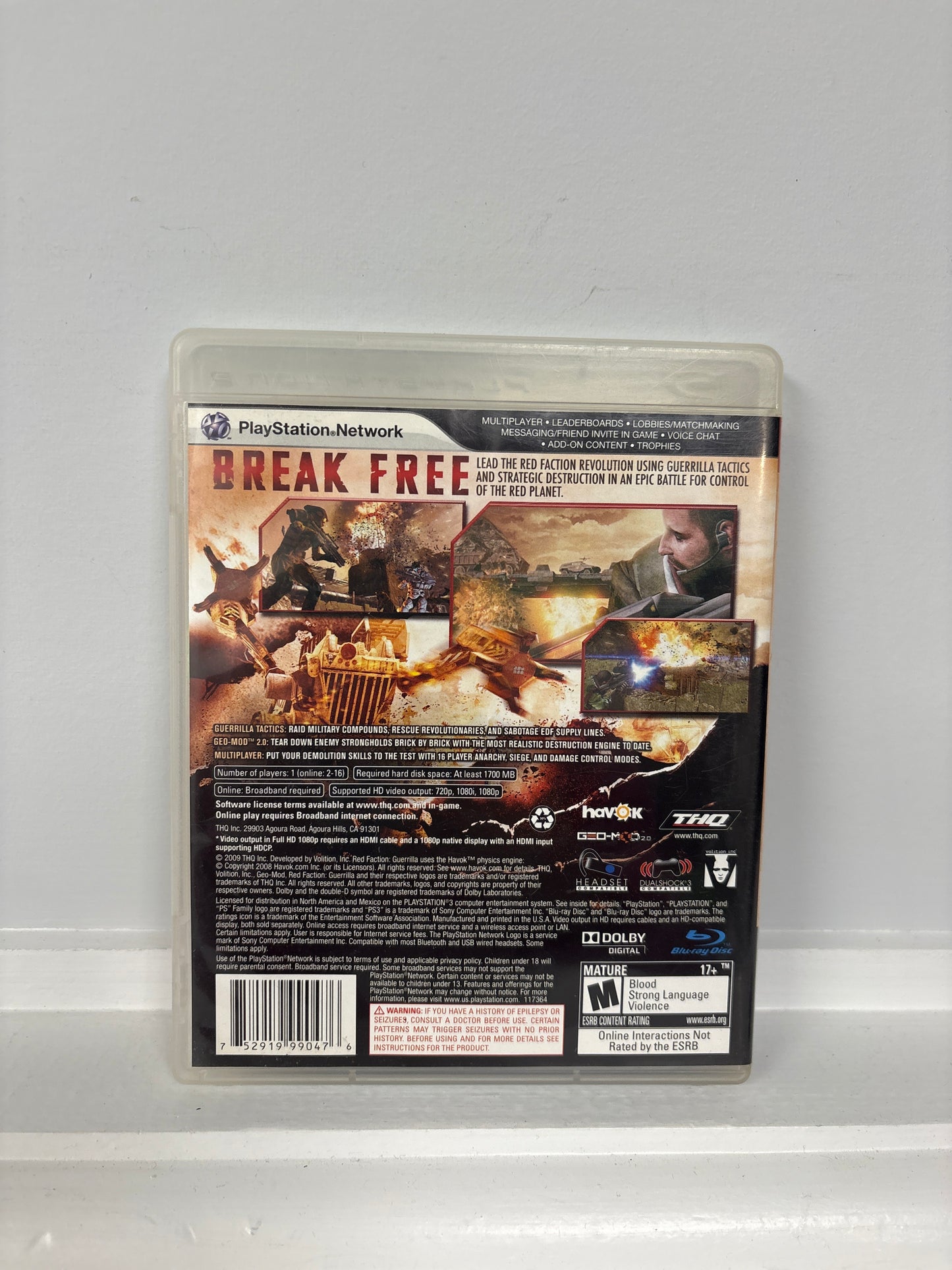 Red Faction: Guerrilla - Playstation 3