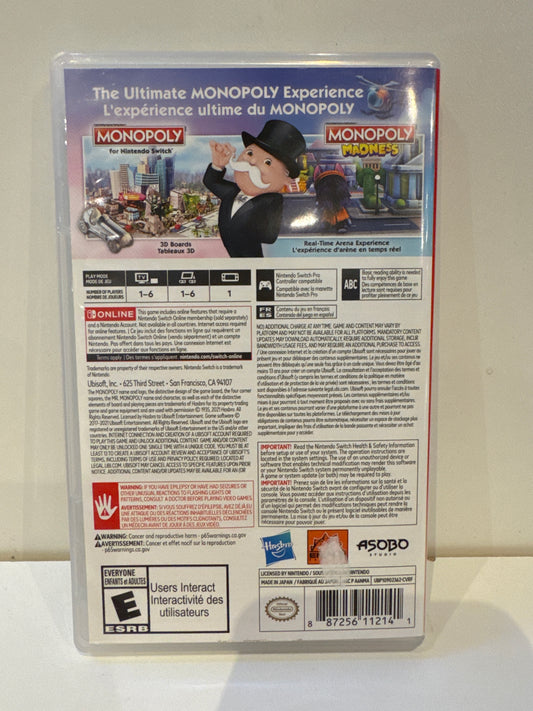 Monopoly and Monopoly Madness - Nintendo Switch