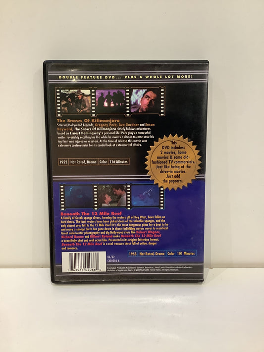The Snows of Kilimanjaro / Beneath the 12 Mile Reef - DVD