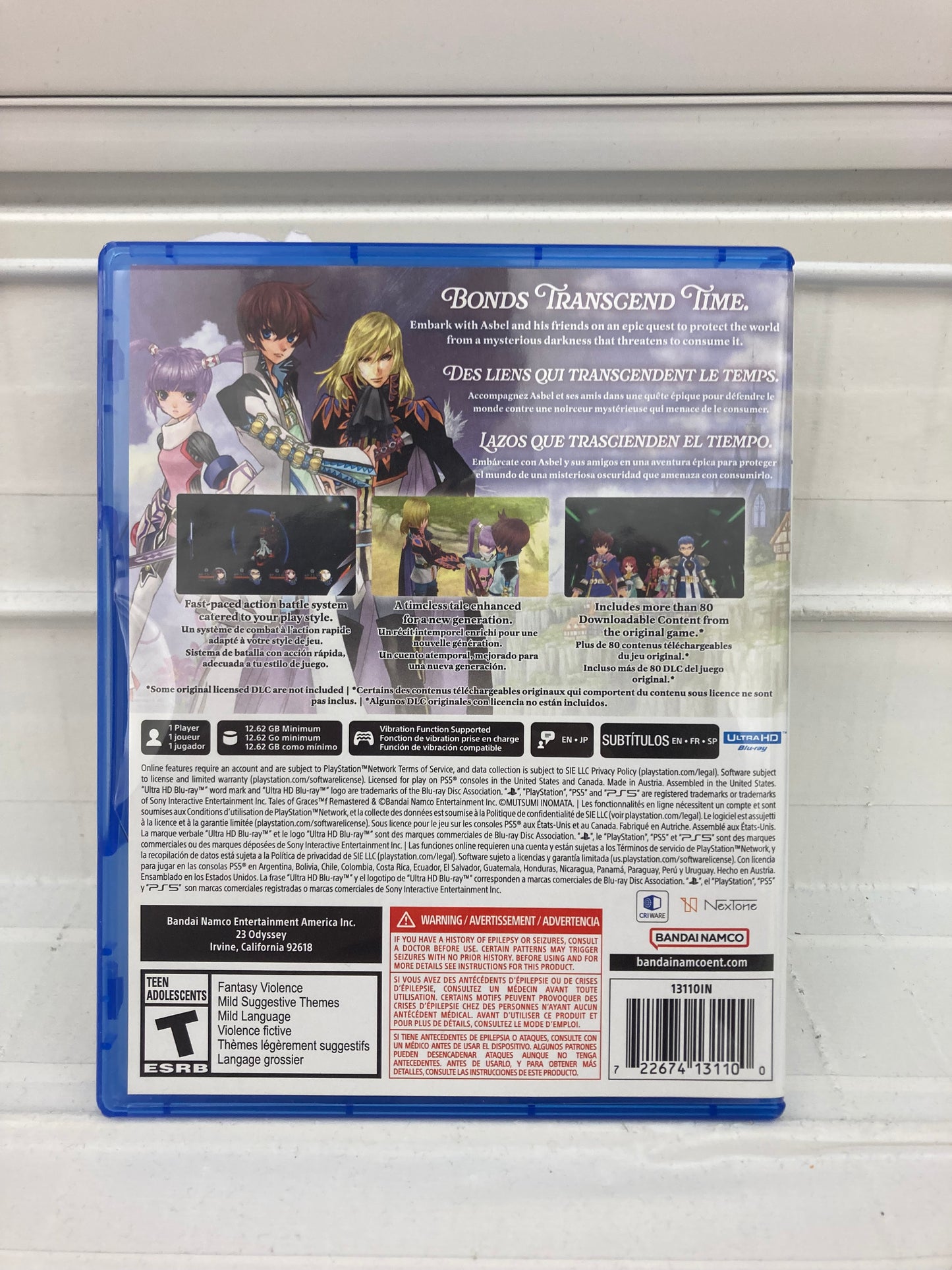 Tales of Graces F: Remastered - Playstation 5