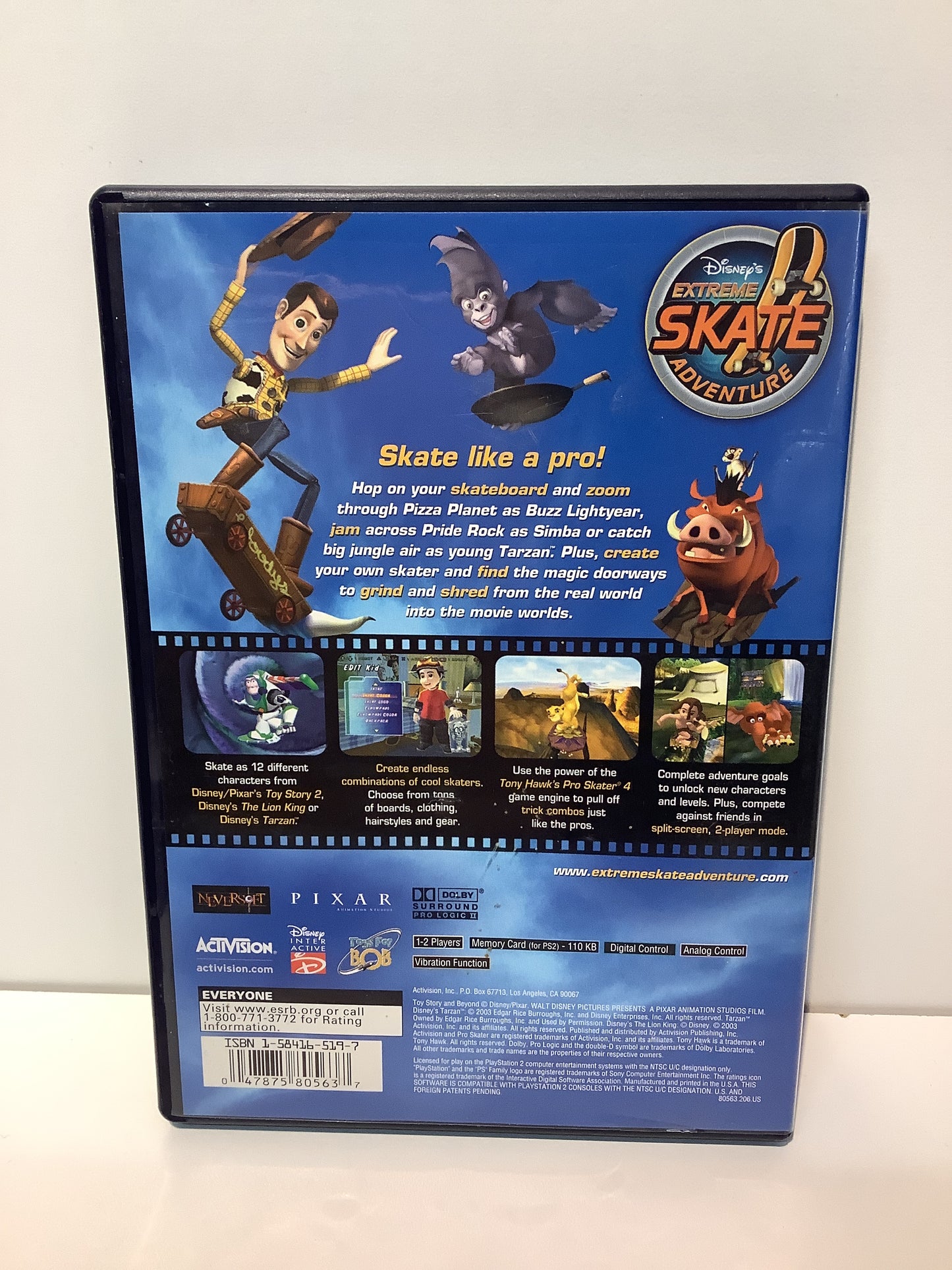 Disney's Extreme Skate Adventure - Playstation 2