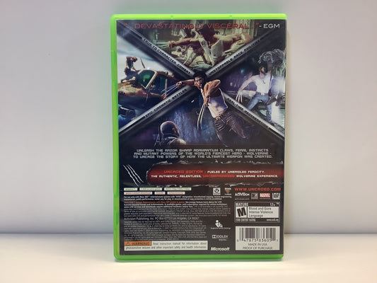 X-Men Origins: Wolverine - Xbox 360