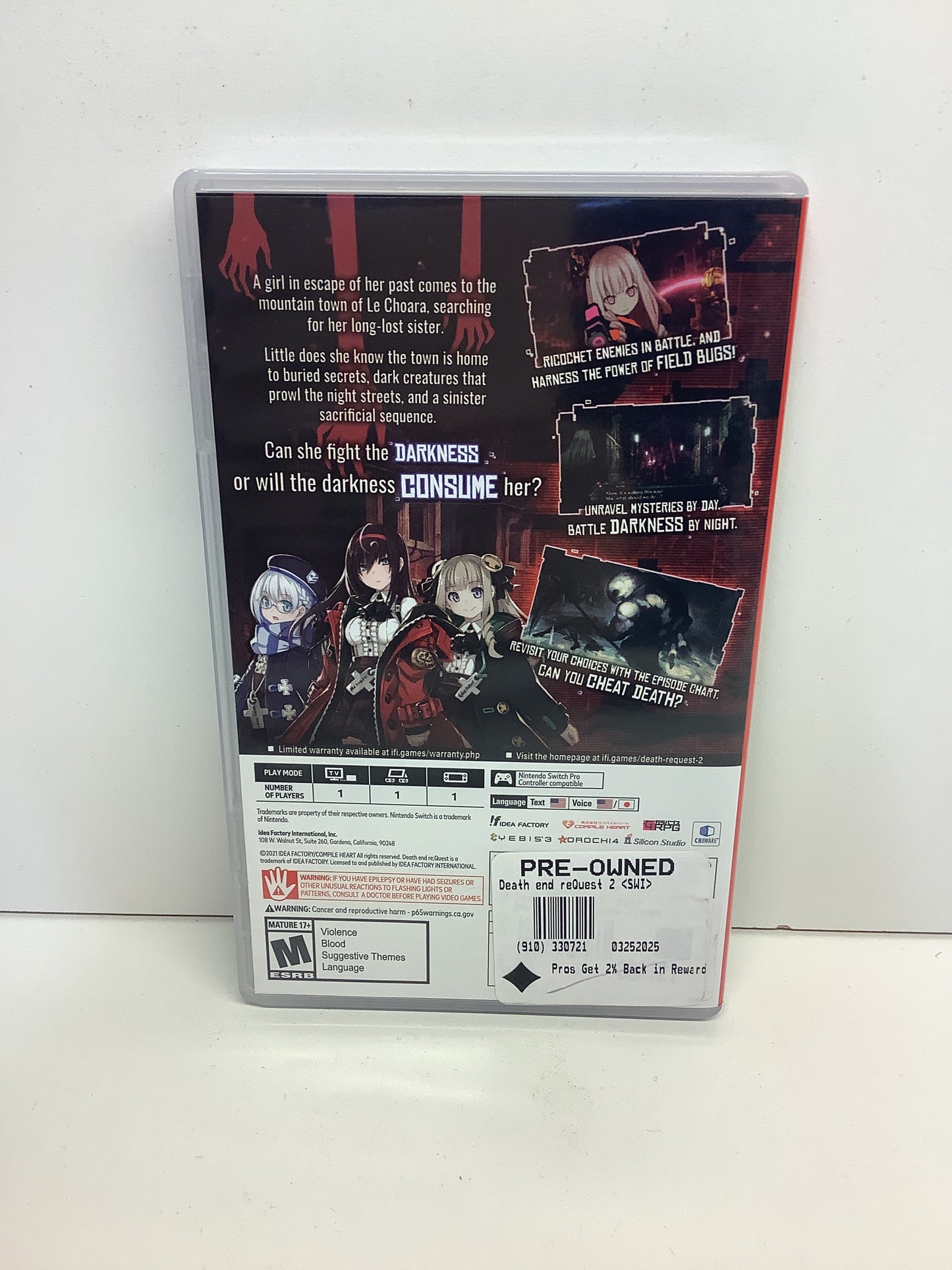 Death End Re;Quest 2 - Nintendo Switch