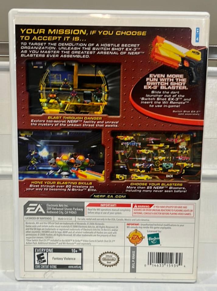 NERF N-Strike (game only) - Wii