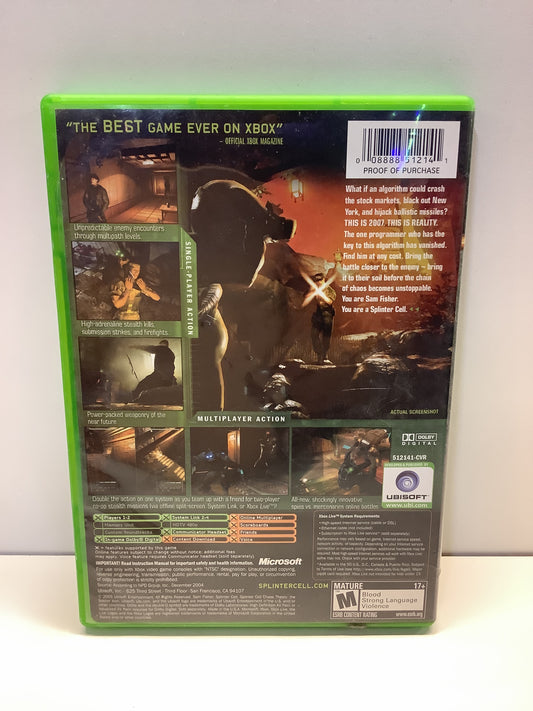 Splinter Cell Chaos Theory - Xbox