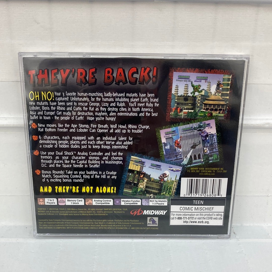 Rampage 2 Universal Tour - Playstation