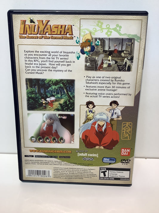 Inuyasha Secret of the Cursed Mask - Playstation 2