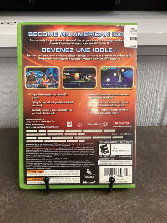 Karaoke Revolution American Idol Encore 2 - Xbox 360