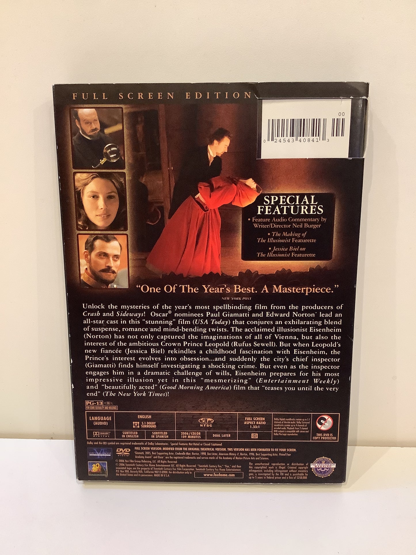 The Illusionist - DVD