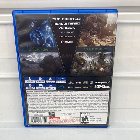 Call of Duty: Modern Warfare Remastered - Playstation 4