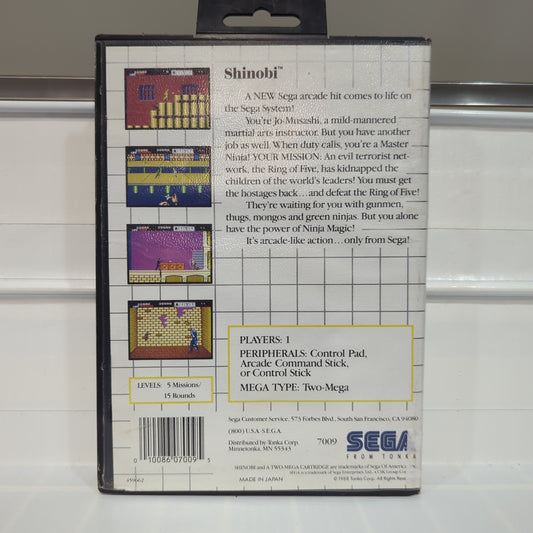 Shinobi - Sega Master System
