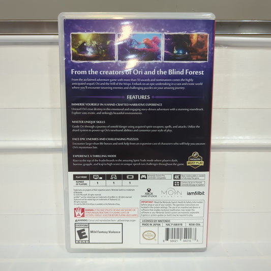 Ori and the Will of the Wisps - Nintendo Switch