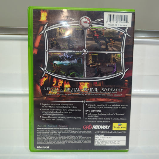 Mortal Kombat Deadly Alliance - Xbox