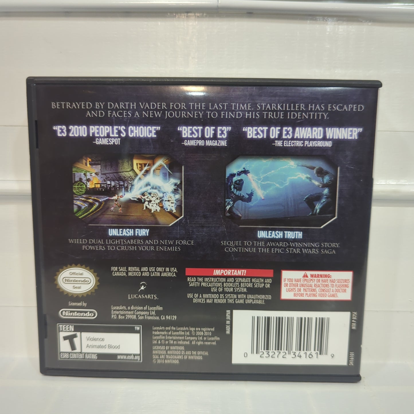 Star Wars: The Force Unleashed II - Nintendo DS