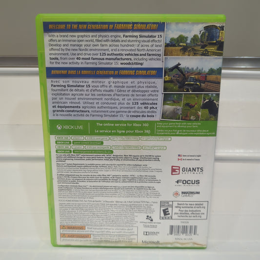 Farming Simulator 15 - Xbox 360