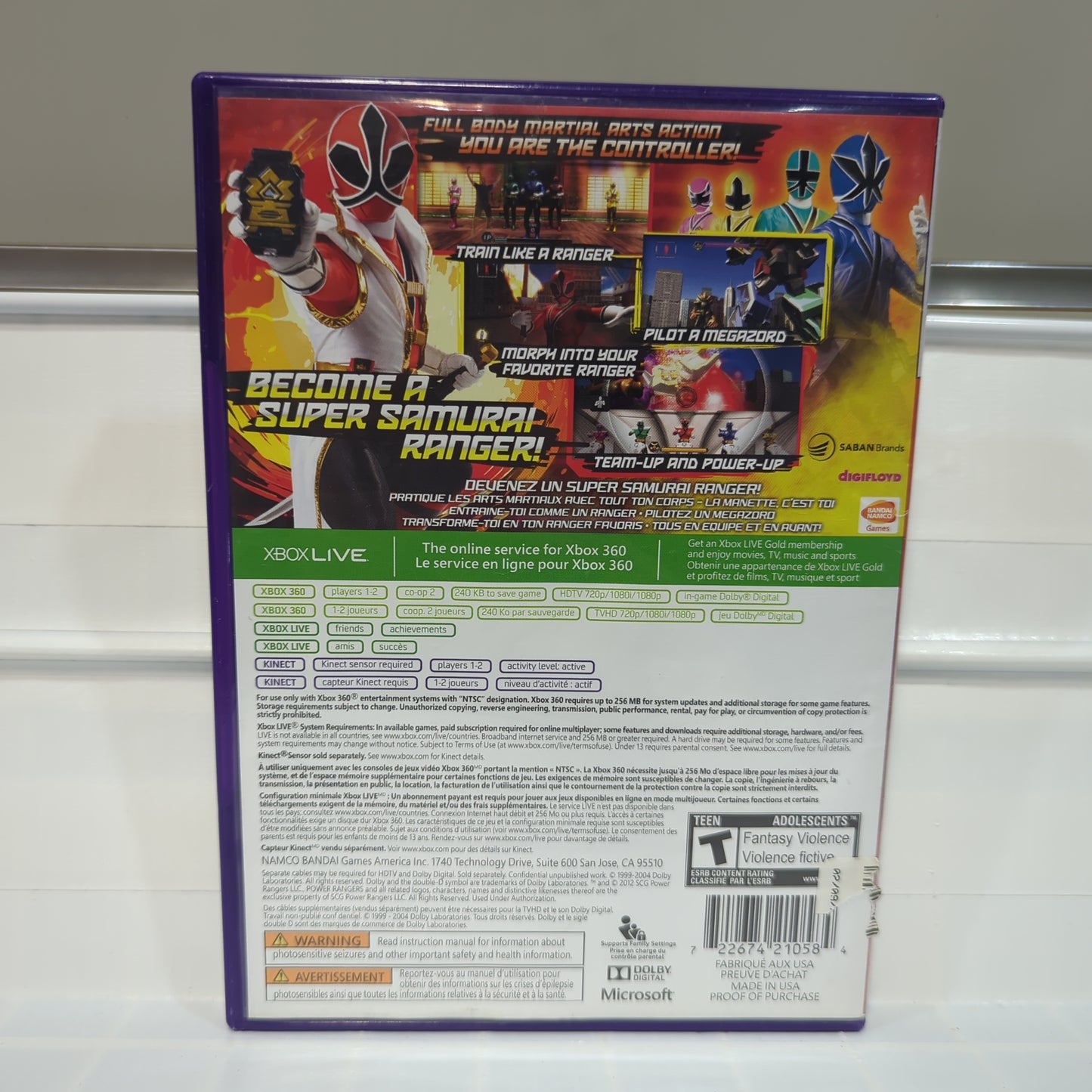 Power Rangers Super Samurai - Xbox 360