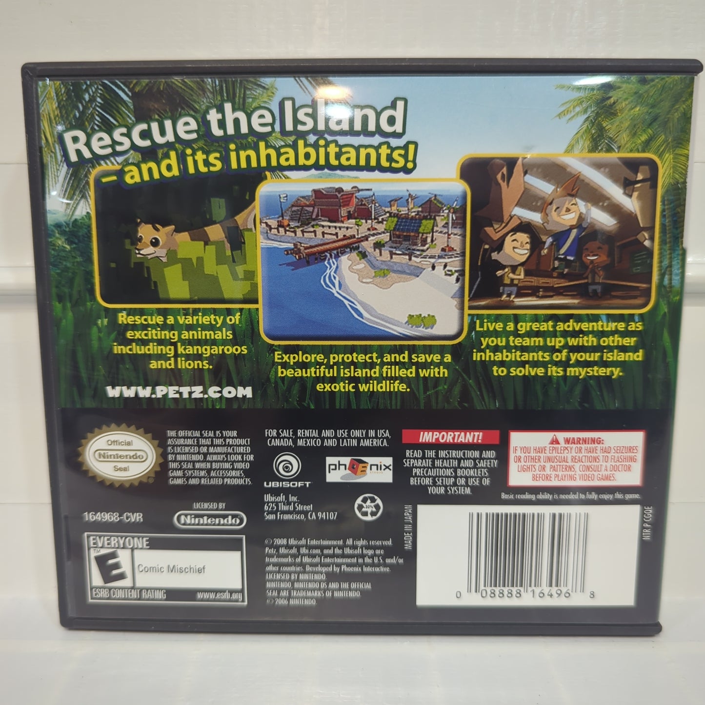 Petz Rescue Endangered Paradise - Nintendo DS