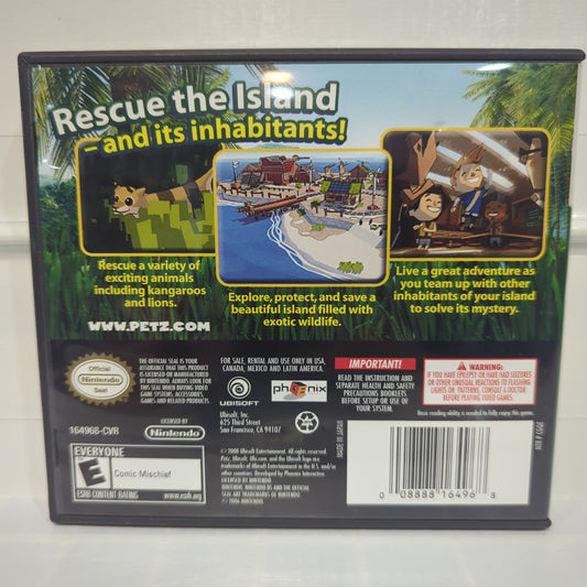 Petz Rescue Endangered Paradise - Nintendo DS