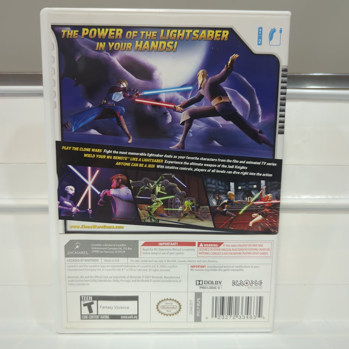 Star Wars Clone Wars Lightsaber Duels - Wii