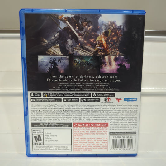 Wo Long: Fallen Dynasty - Playstation 5