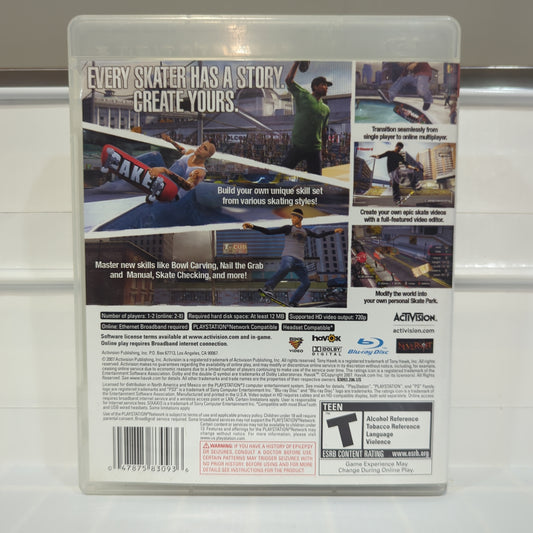 Tony Hawk Proving Ground - Playstation 3