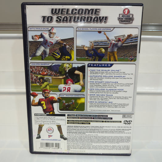 NCAA Football 2004 - Playstation 2