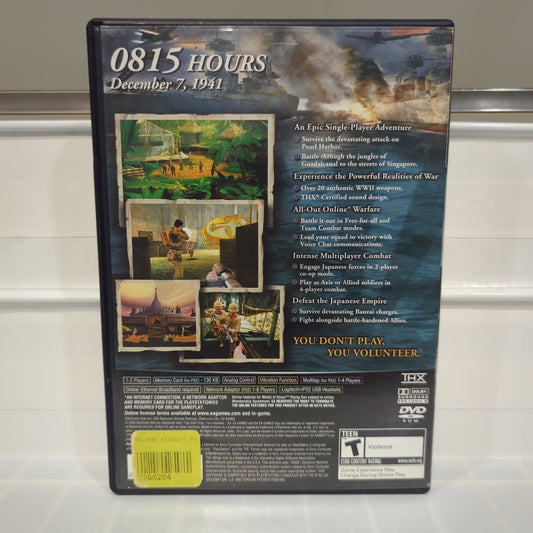 Medal of Honor Rising Sun - Playstation 2