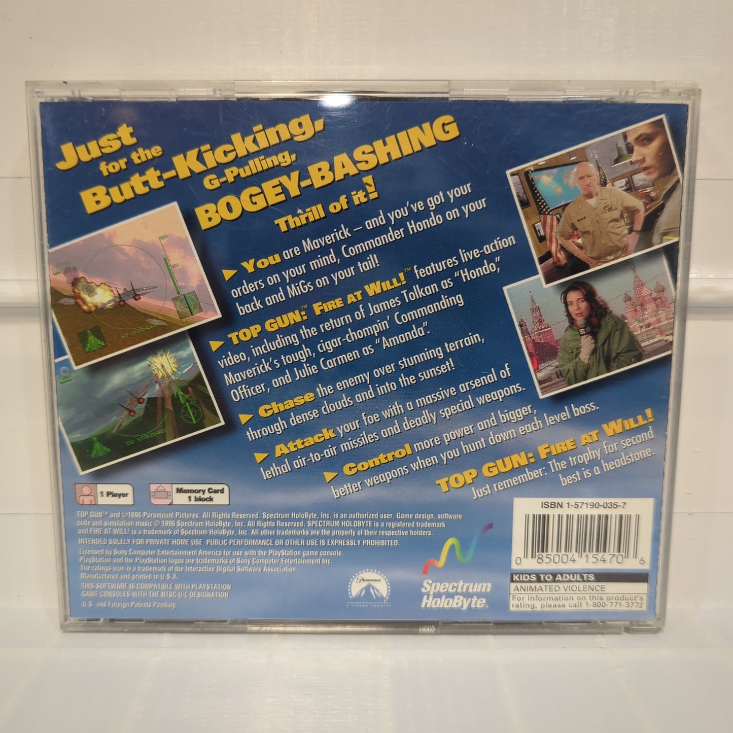 Top Gun Fire at Will - Playstation