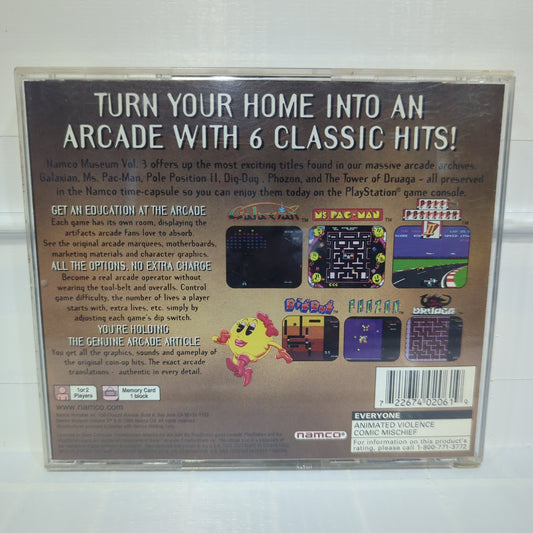 Namco Museum Volume 3 - Playstation