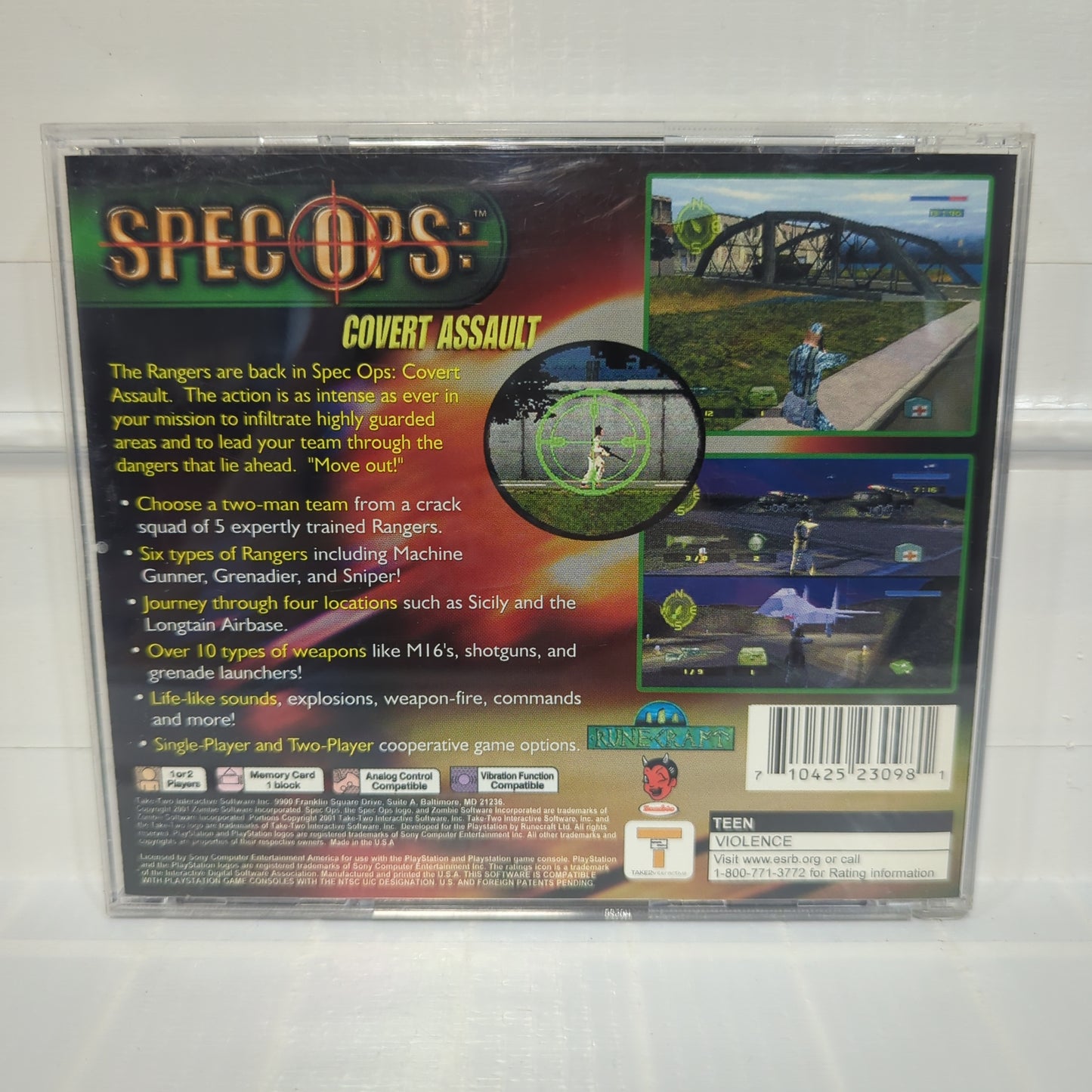 Spec Ops Covert Assault - Playstation