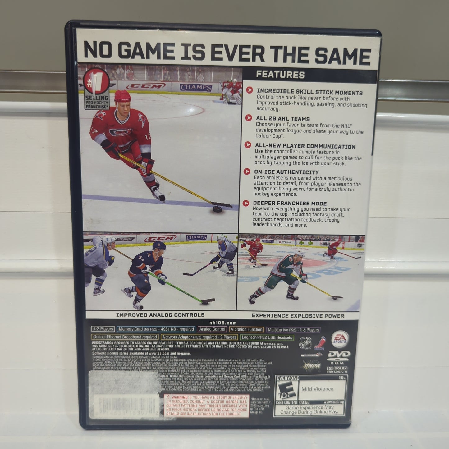 NHL 08 - Playstation 2