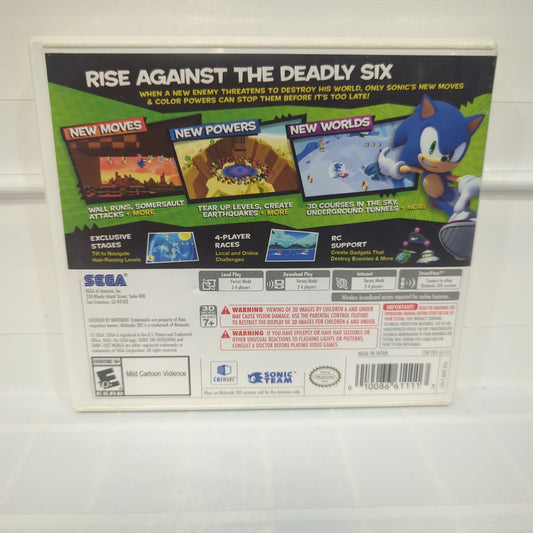Sonic Lost World - Nintendo 3DS