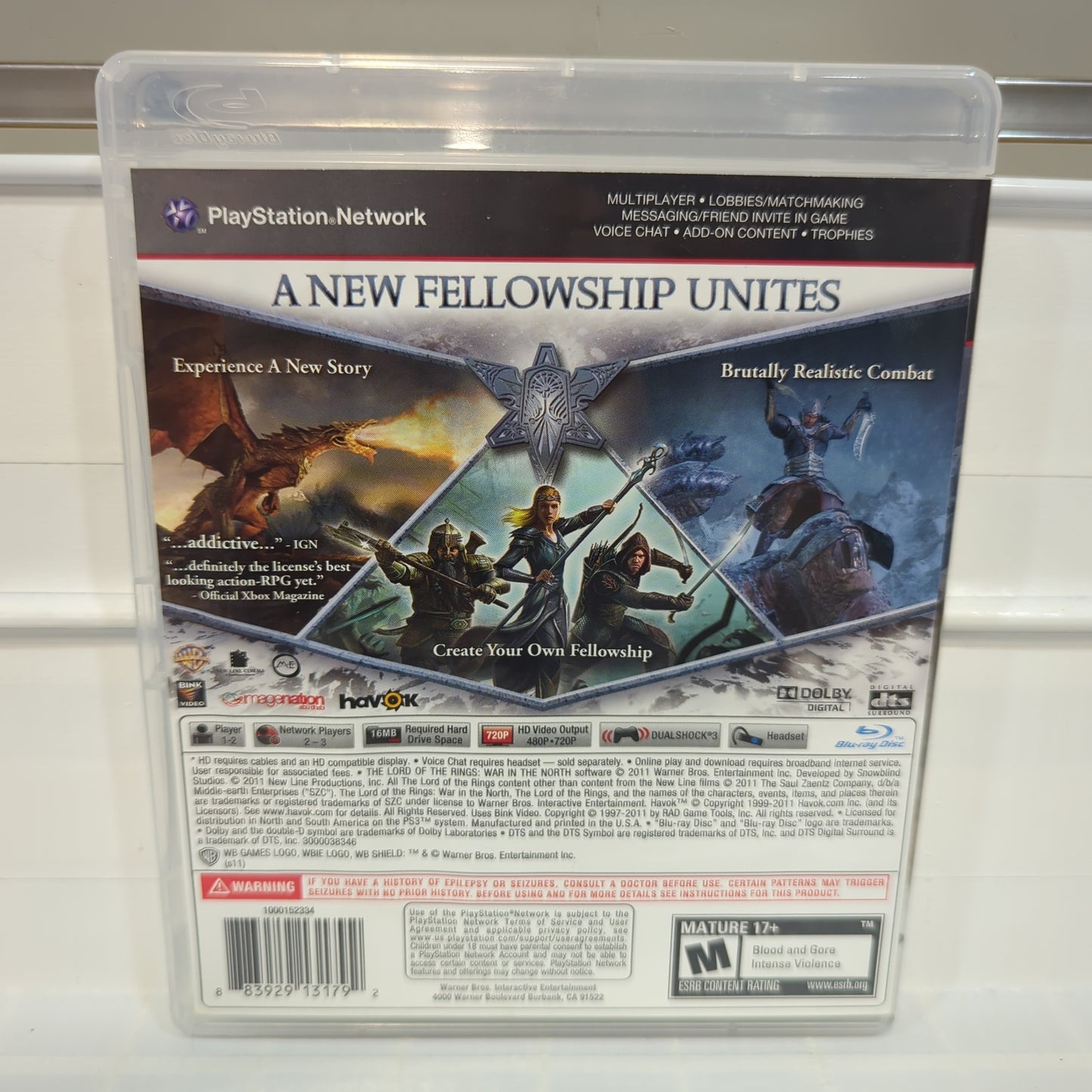 Lord Of The Rings: War In The North - Playstation 3