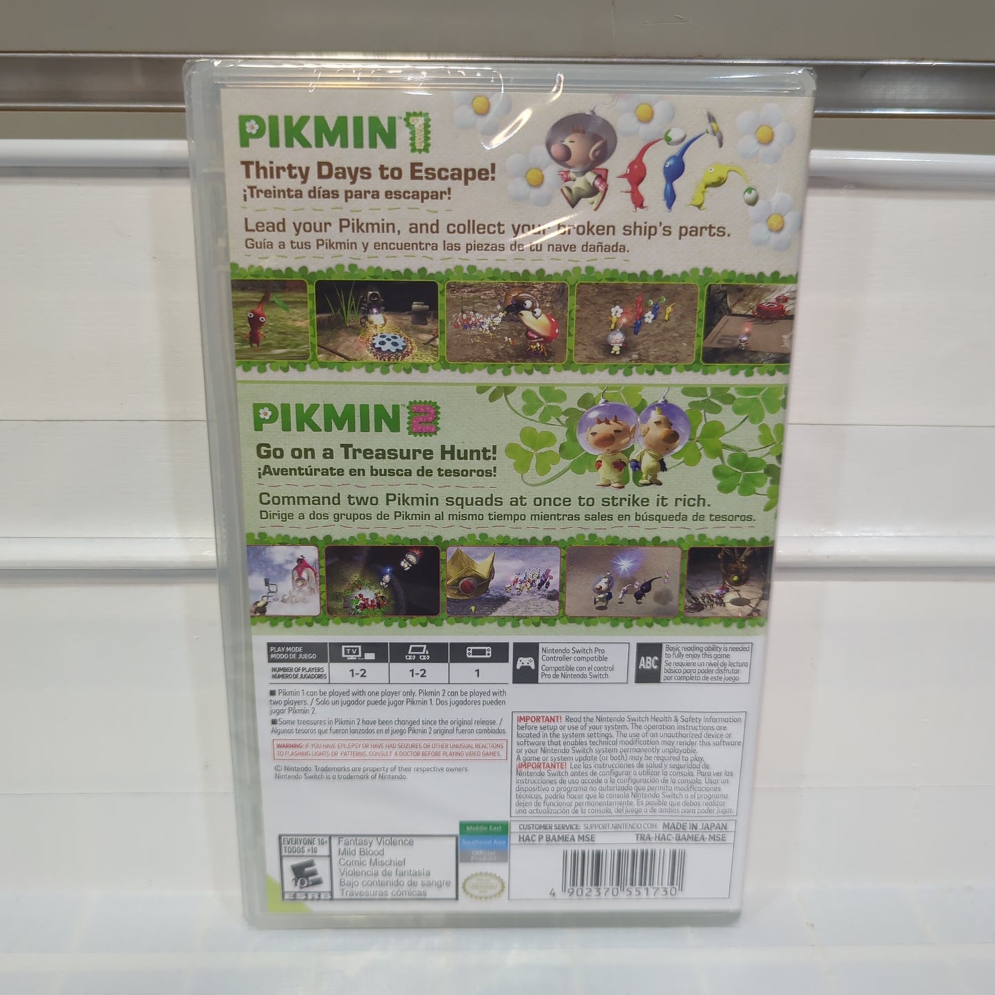 Pikmin 1 + 2 - Nintendo Switch