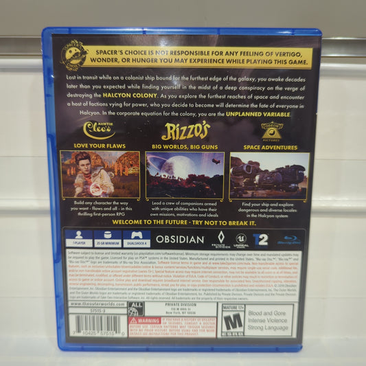The Outer Worlds - Playstation 4
