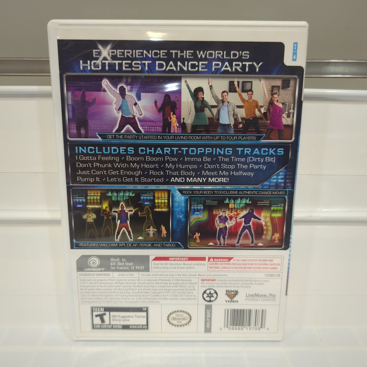 Black Eyed Peas Experience - Wii