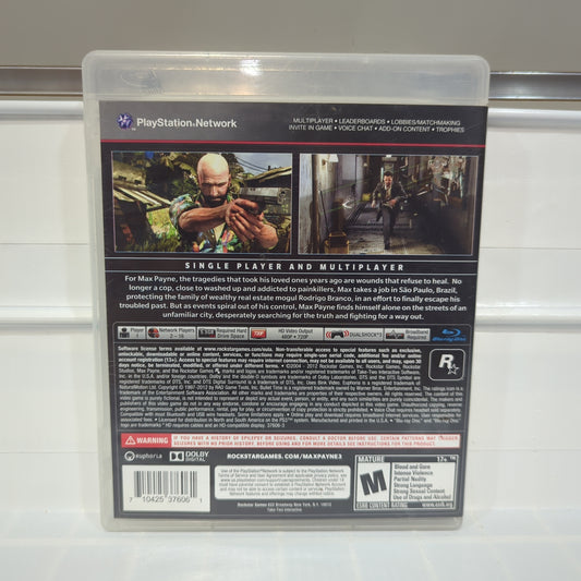 Max Payne 3 - Playstation 3