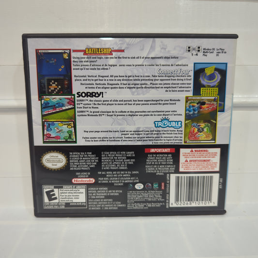 Battleship / Connect Four / Sorry / Trouble - Nintendo DS