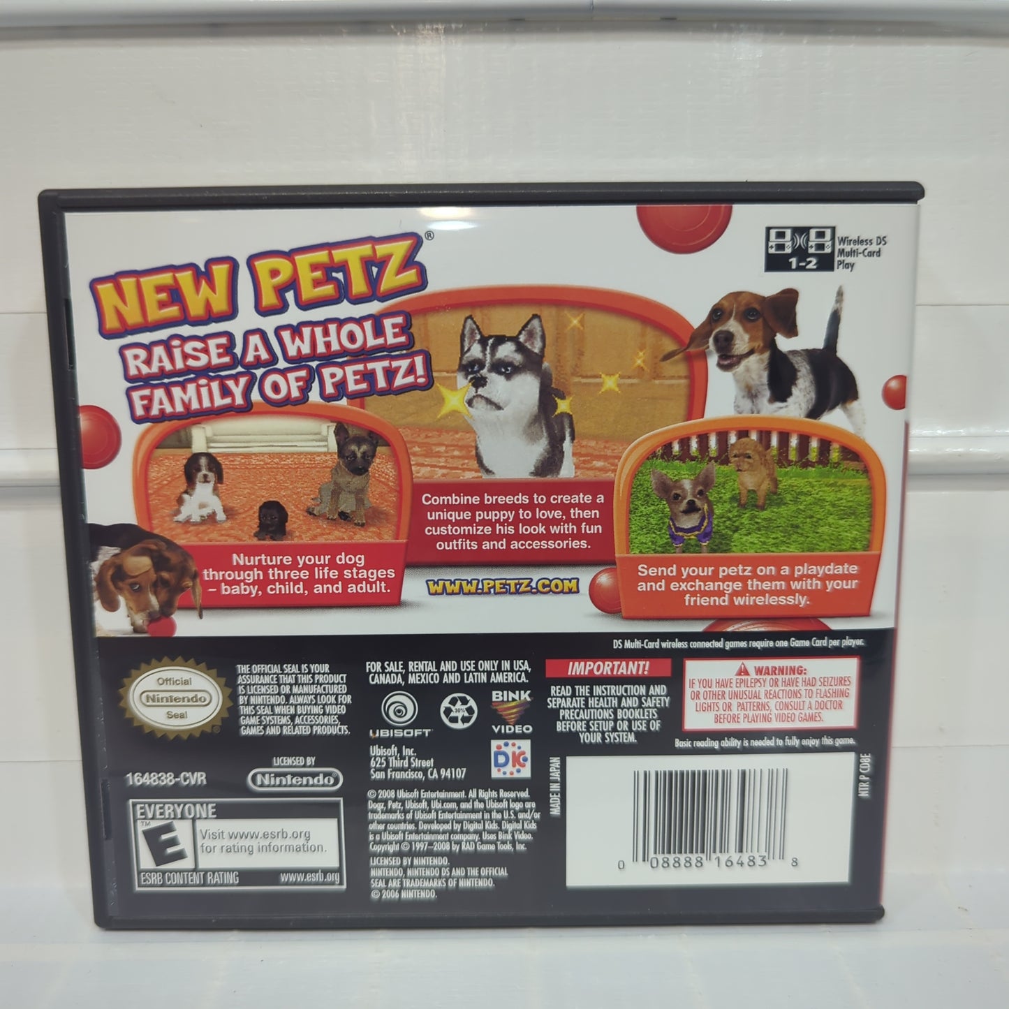 Petz Dogz Pack - Nintendo DS