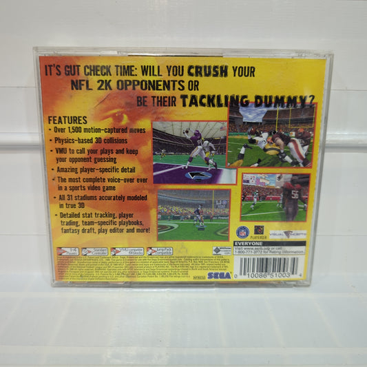 NFL 2K - Sega Dreamcast