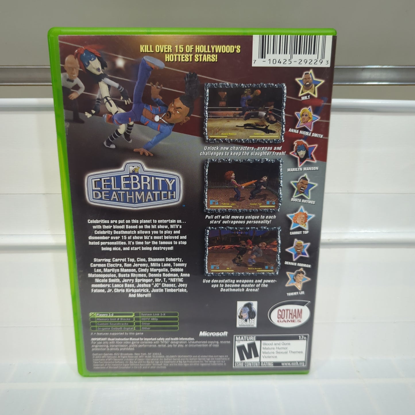 MTV Celebrity Deathmatch - Xbox