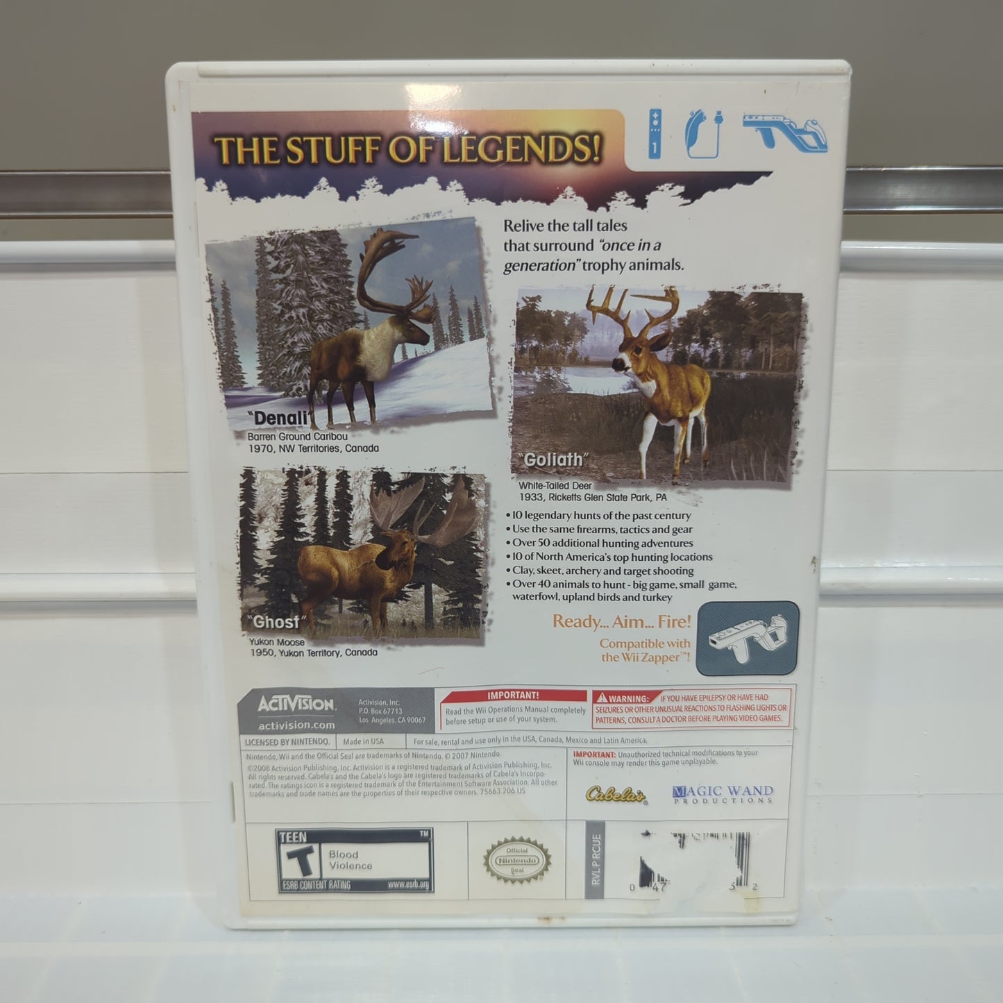 Cabela's Legendary Adventures - Wii