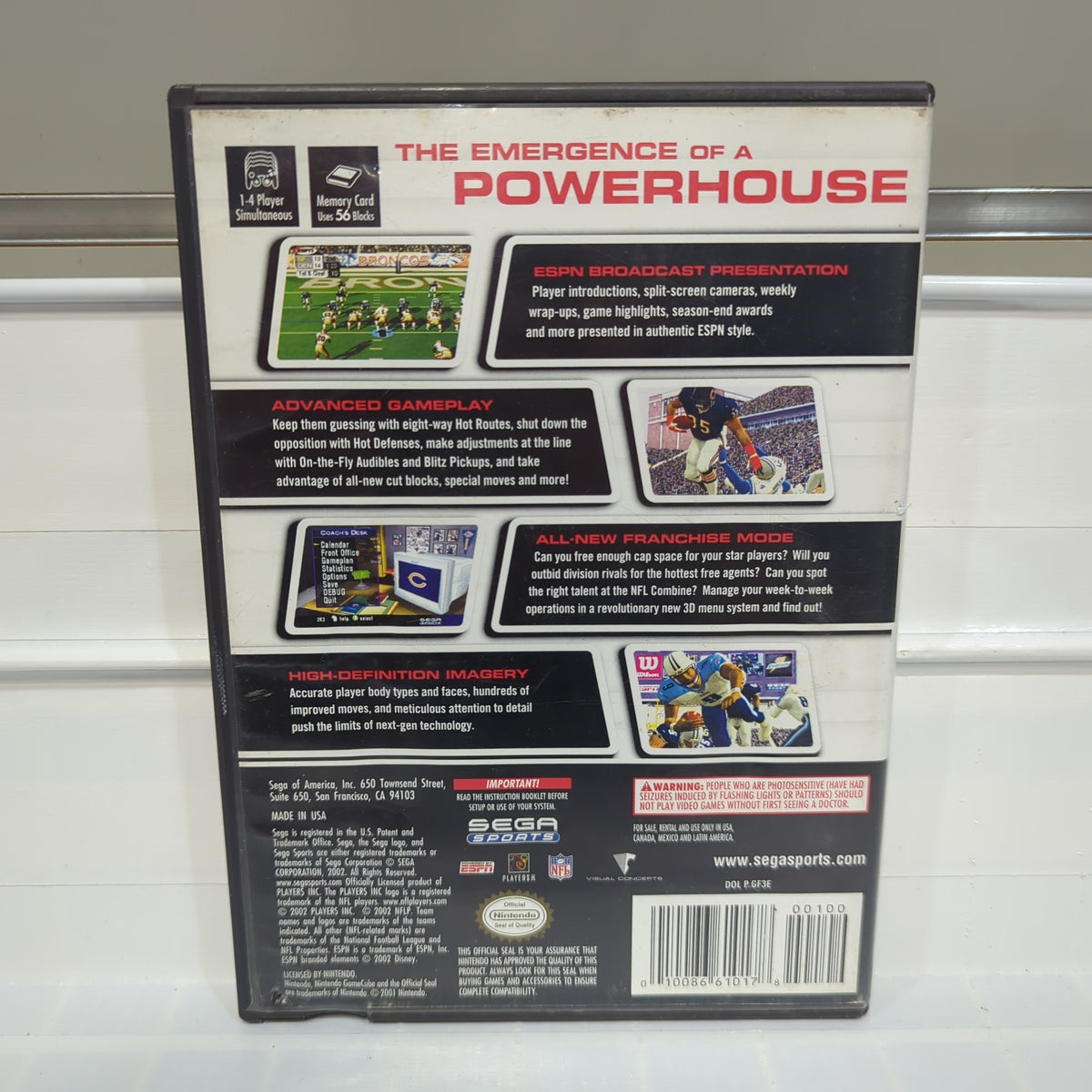 NFL 2K3 - Gamecube