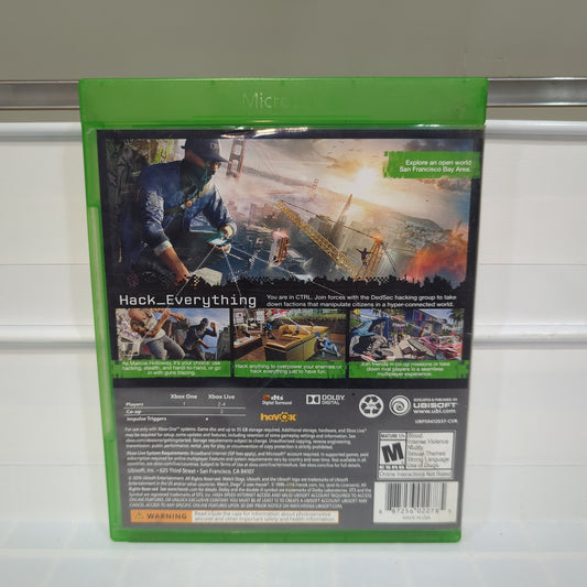 Watch Dogs 2 - Xbox One